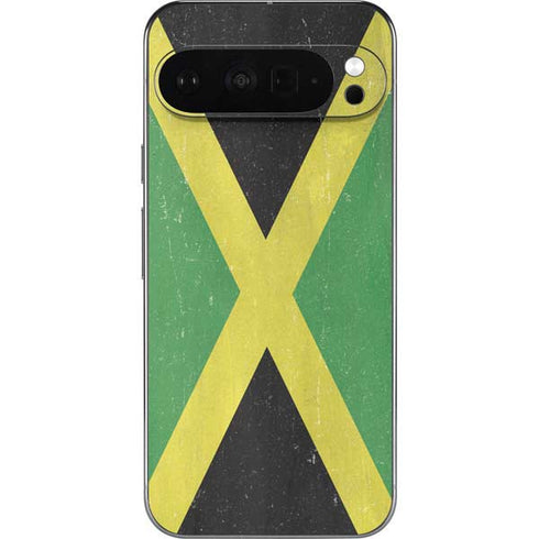 Jamaica Flag Distressed Pixel 9 Pro XL Skin